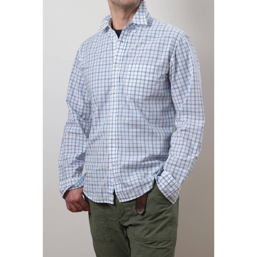 NEW RELWEN nautical neats shirt in blue/white/navy